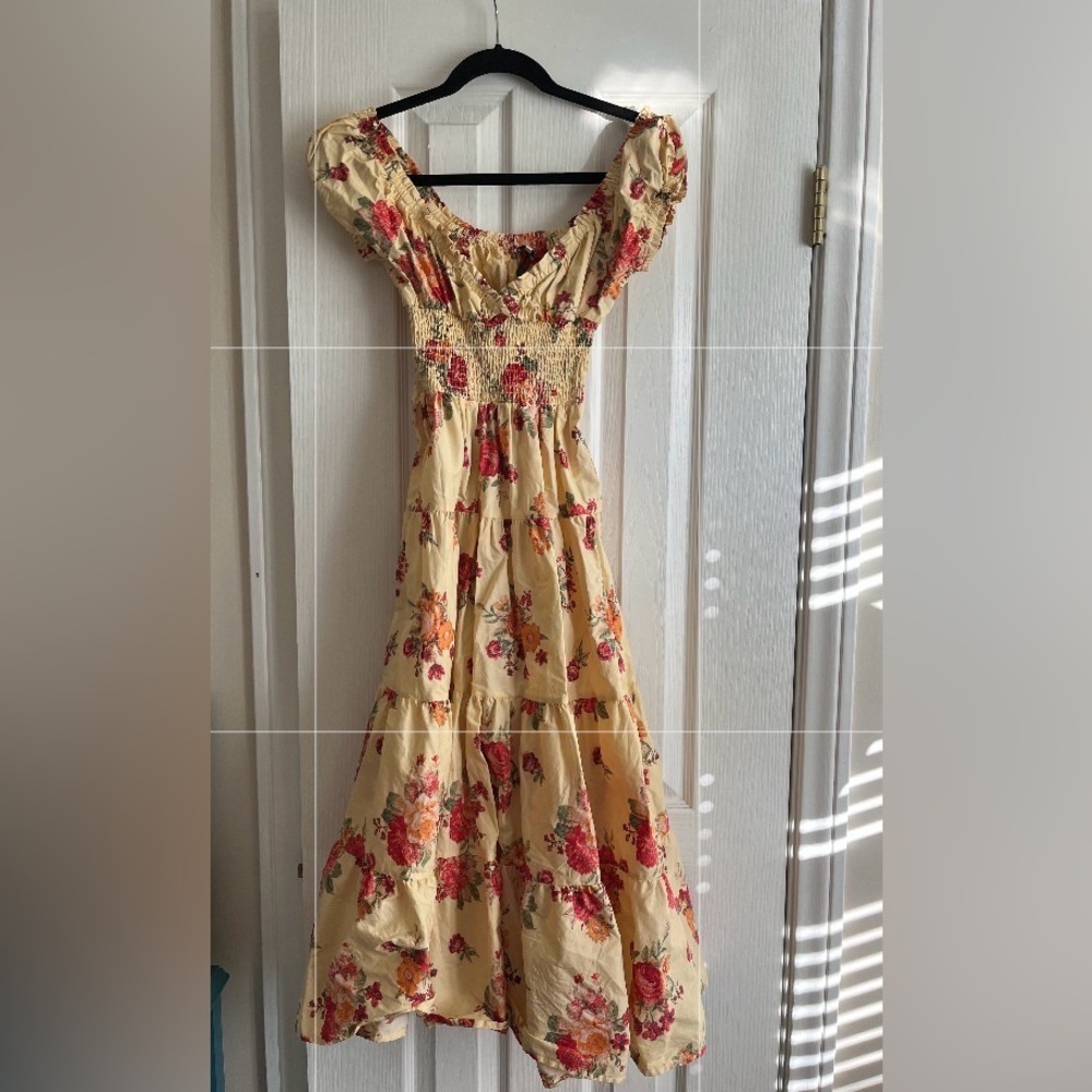 Danielle Bernstein by WeWoreWhat Floral Poplin Dress sz small - Picture 3 of 6